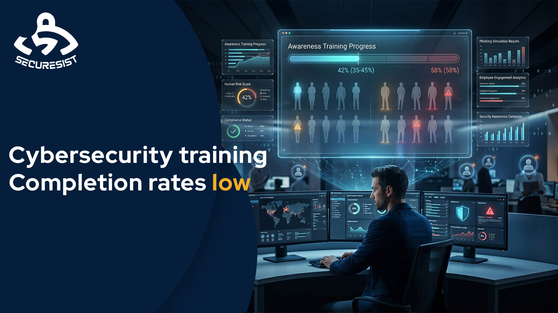 Low Cybersecurity Training Completion Rates: Causes & Fixes