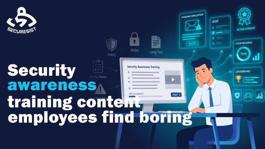 Why Employees Find Security Awareness Training Boring, and How to Make It Engaging