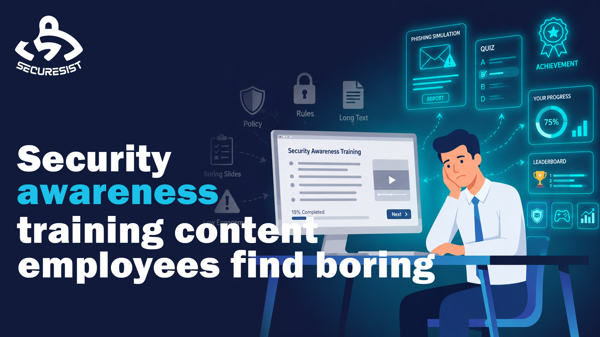 Why Employees Find Security Awareness Training Boring, and How to Make It Engaging