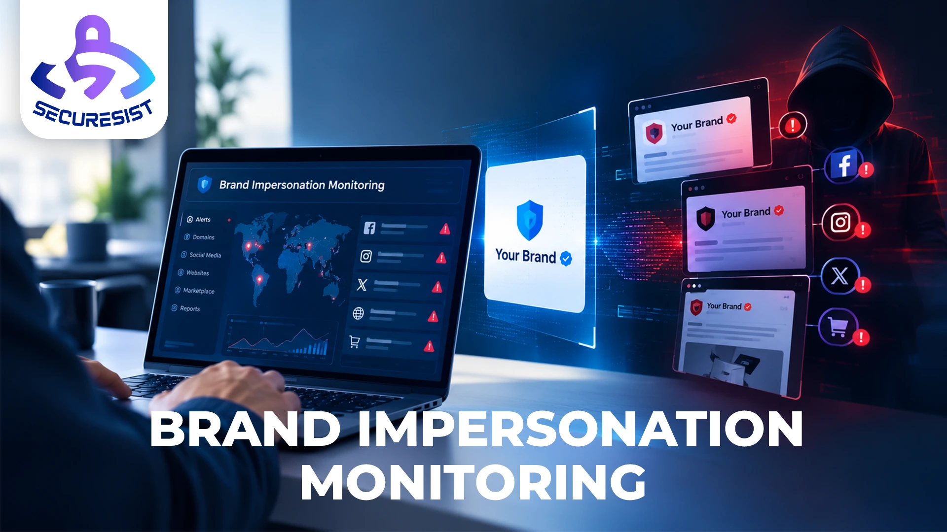 Brand Impersonation Monitoring: How Businesses Detect Fake Apps, Domains, and Social Accounts